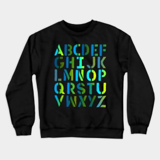 alphabet Crewneck Sweatshirt